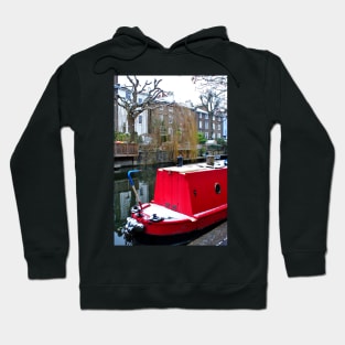 Narrow Boats Regent's Canal Camden London Hoodie